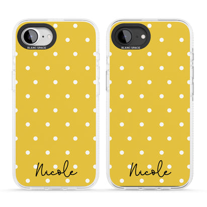 Personalised Yellow Polka Dot