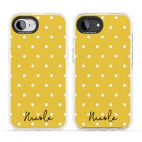 Personalised Yellow Polka Dot