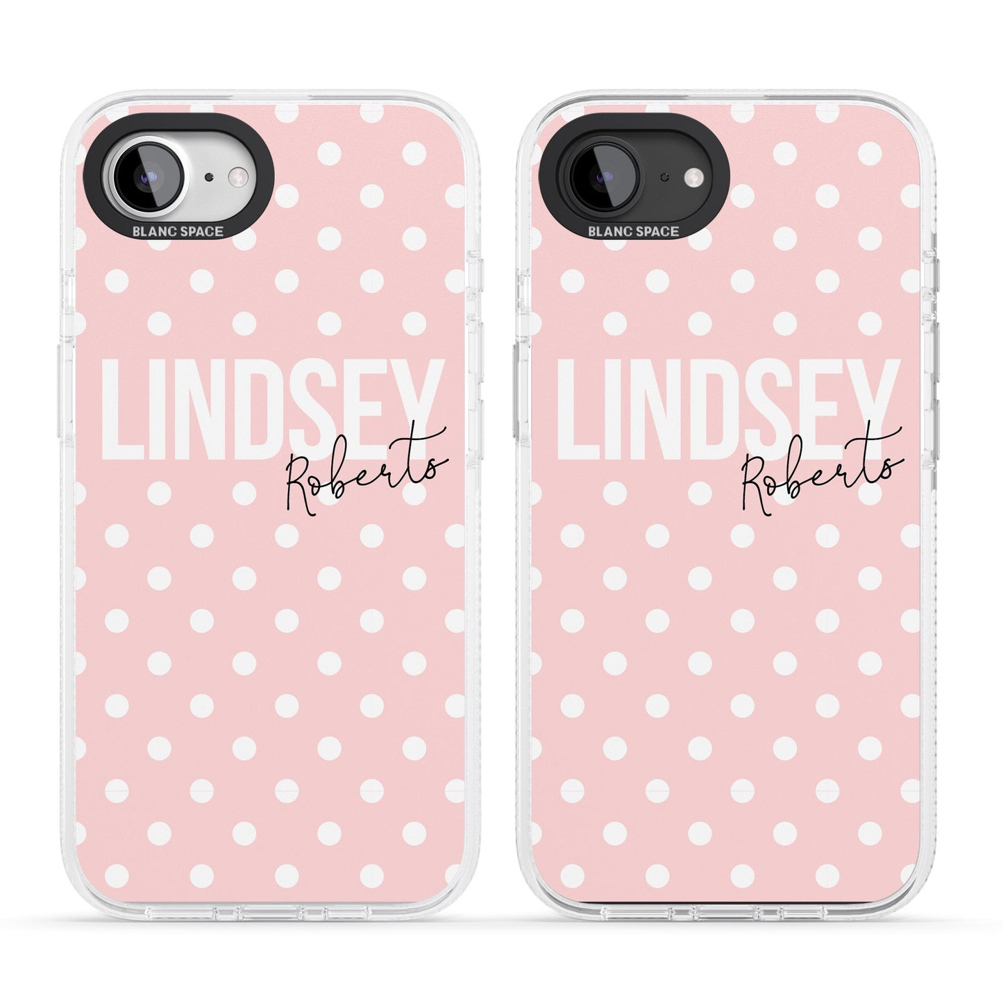 Personalised Pink Polka
