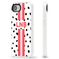 Personalised Polka & Pink Stripe