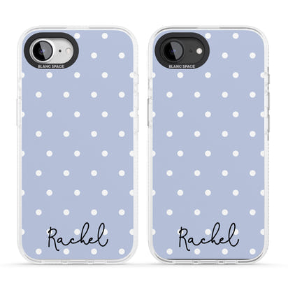 Personalised Simple Light Blue Dots
