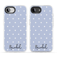 Personalised Simple Light Blue Dots