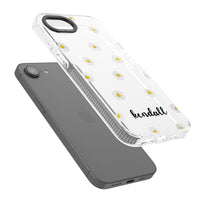 Personalised White Daisies & Cursive