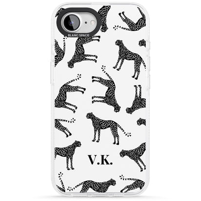 Personalised Black & White Cheetah Pattern