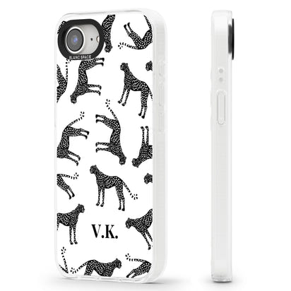 Personalised Black & White Cheetah Pattern