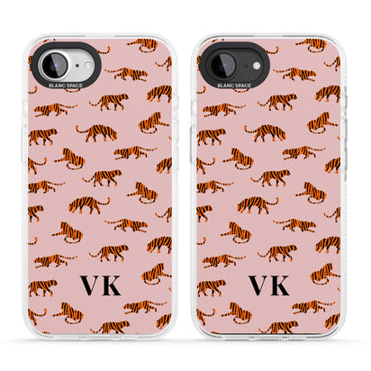 Personalised Pink Safari Tiger Pattern