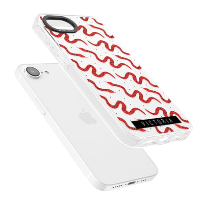 Personalised Red Snake Pattern