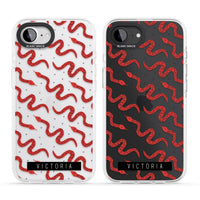 Personalised Red Snake Pattern