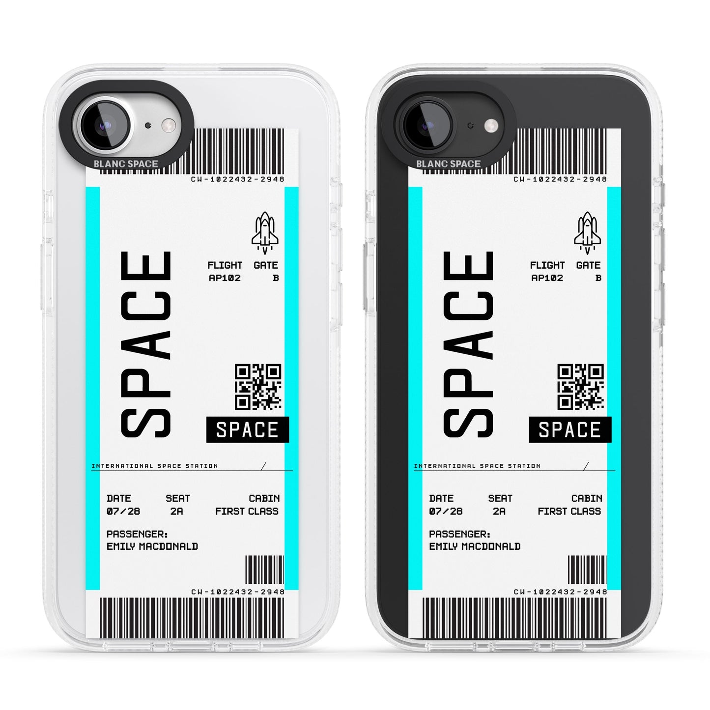 Personalised Space Travel Ticket