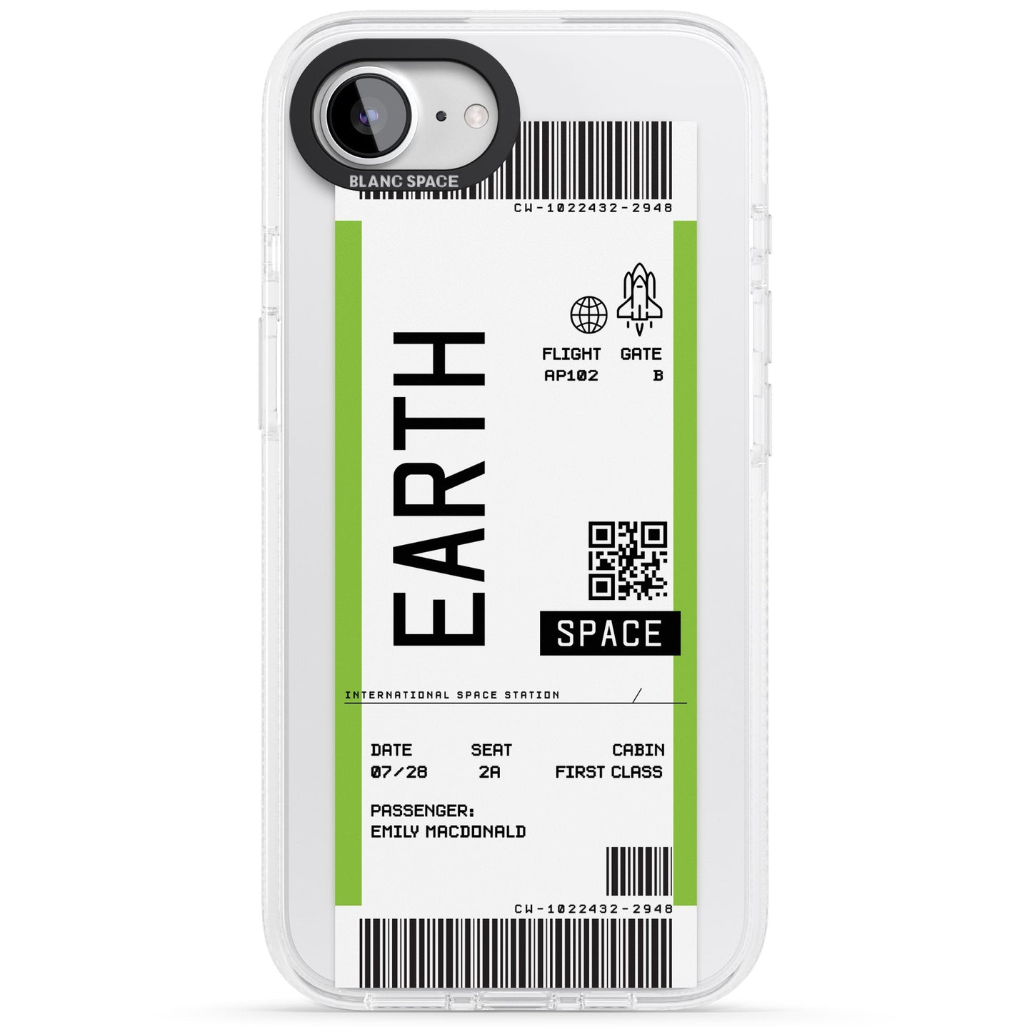 Personalised Earth Travel Ticket