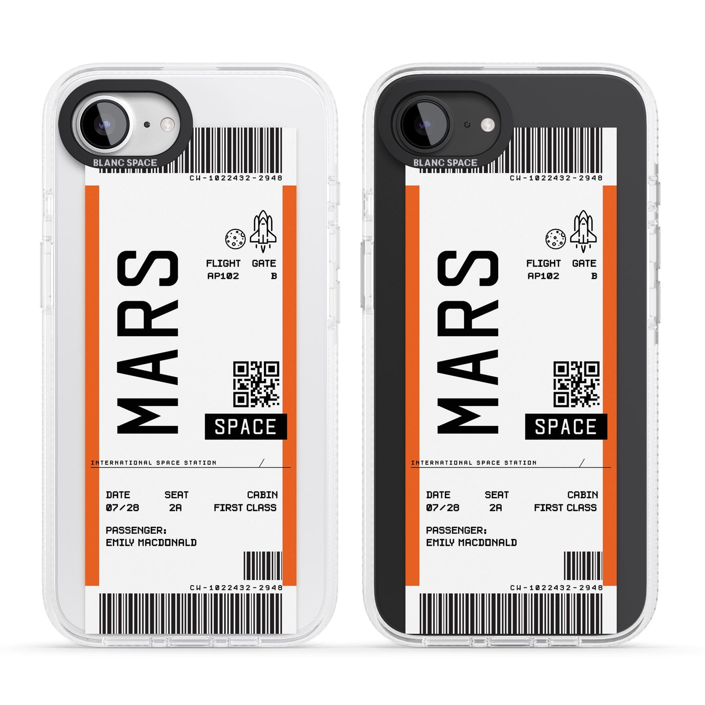 Personalised Mars Travel Ticket