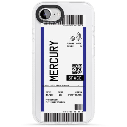 Personalised Mercury Travel Ticket