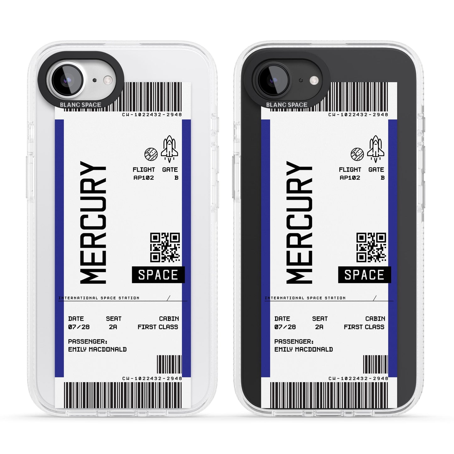 Personalised Mercury Travel Ticket