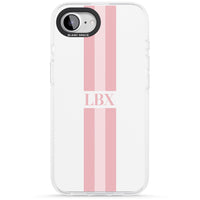 Personalised Minimal Pink Stripe