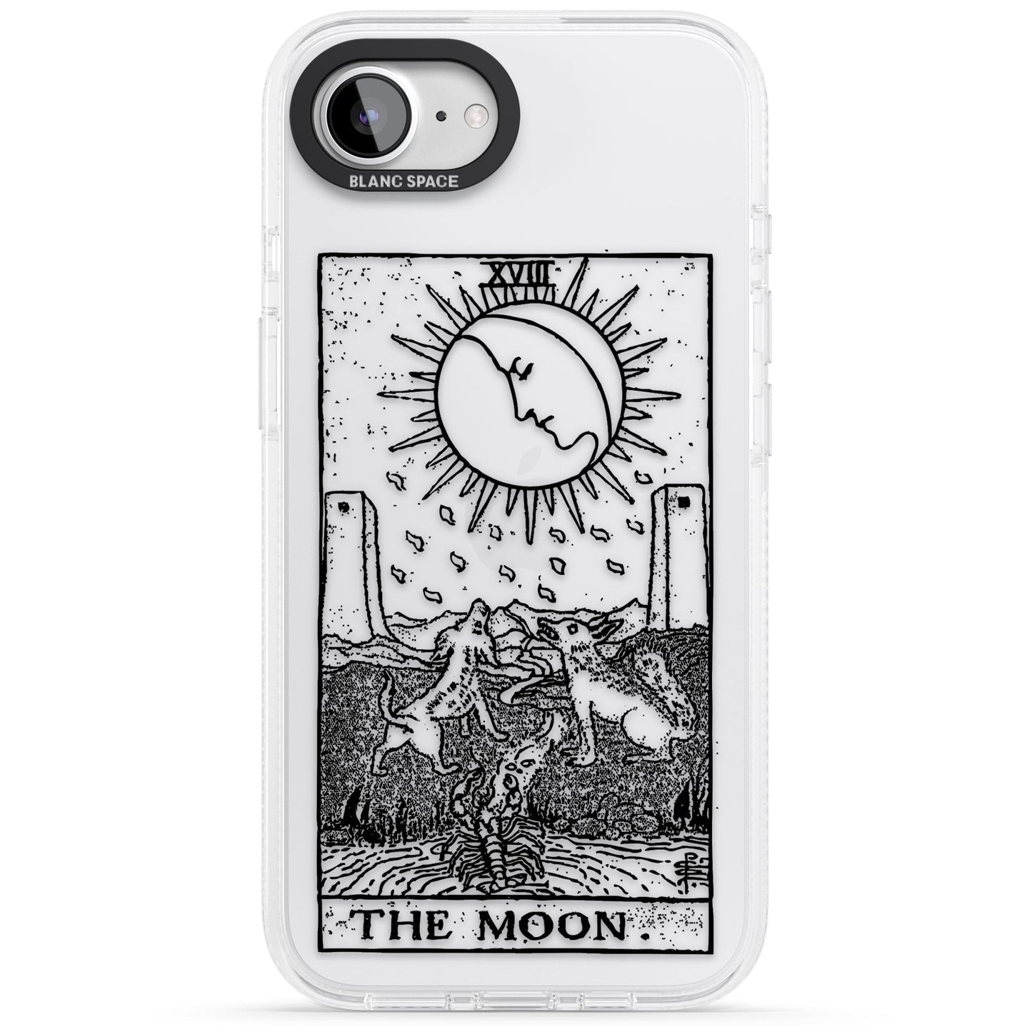 Personalised The Moon Tarot Card (Clear)