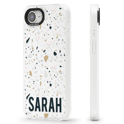 Personalised Terrazzo Blue, Pink, Brown