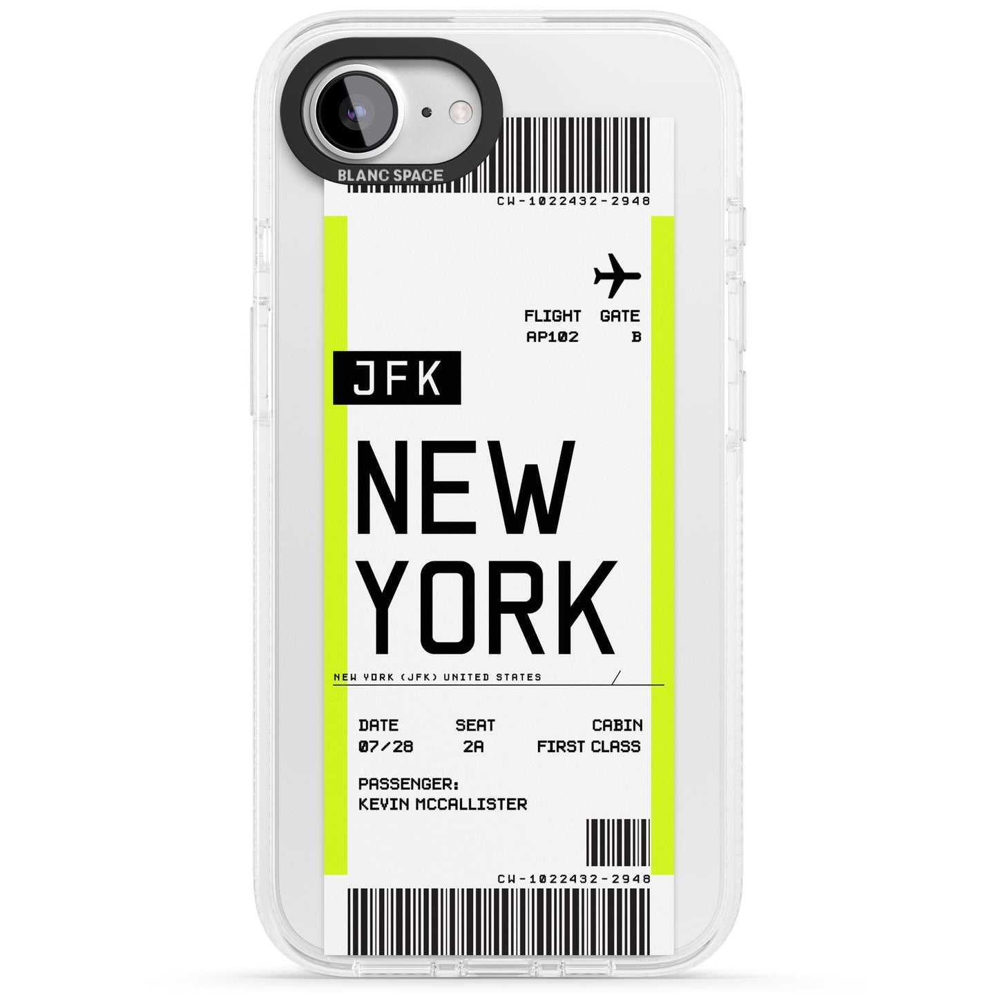 Personalised New York Boarding Pass