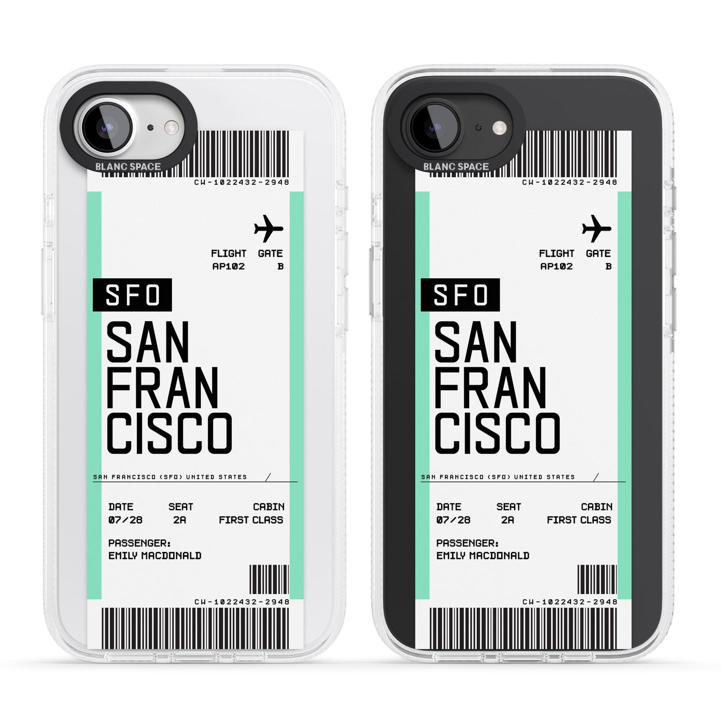 Personalised San Francisco Boarding Pass