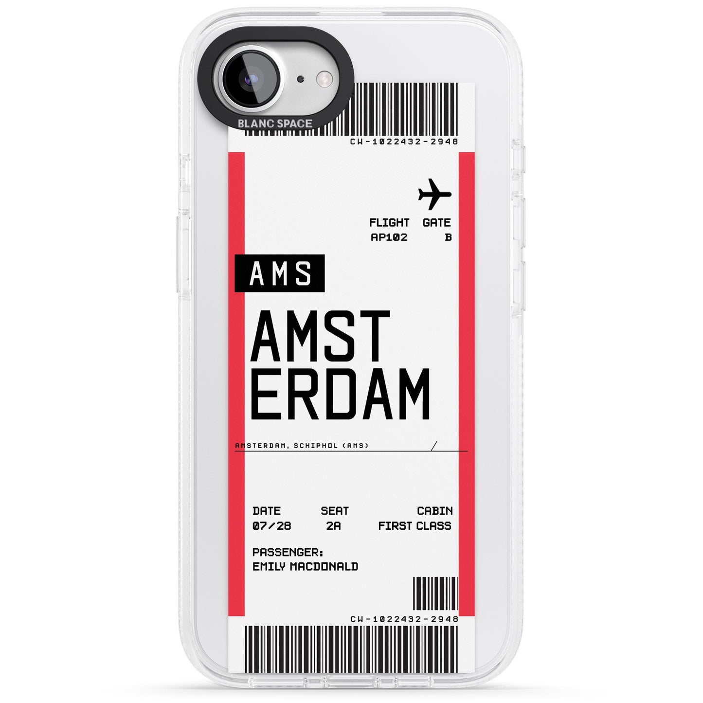Personalised Amsterdam Boarding Pass