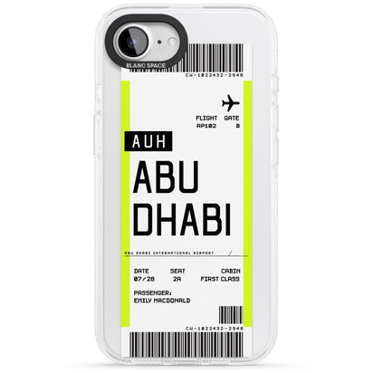 Personalised Abu Dhabi Boarding Pass