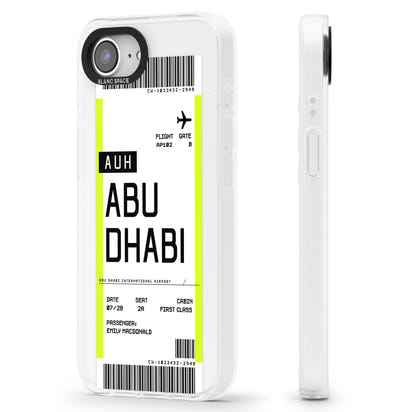 Personalised Abu Dhabi Boarding Pass