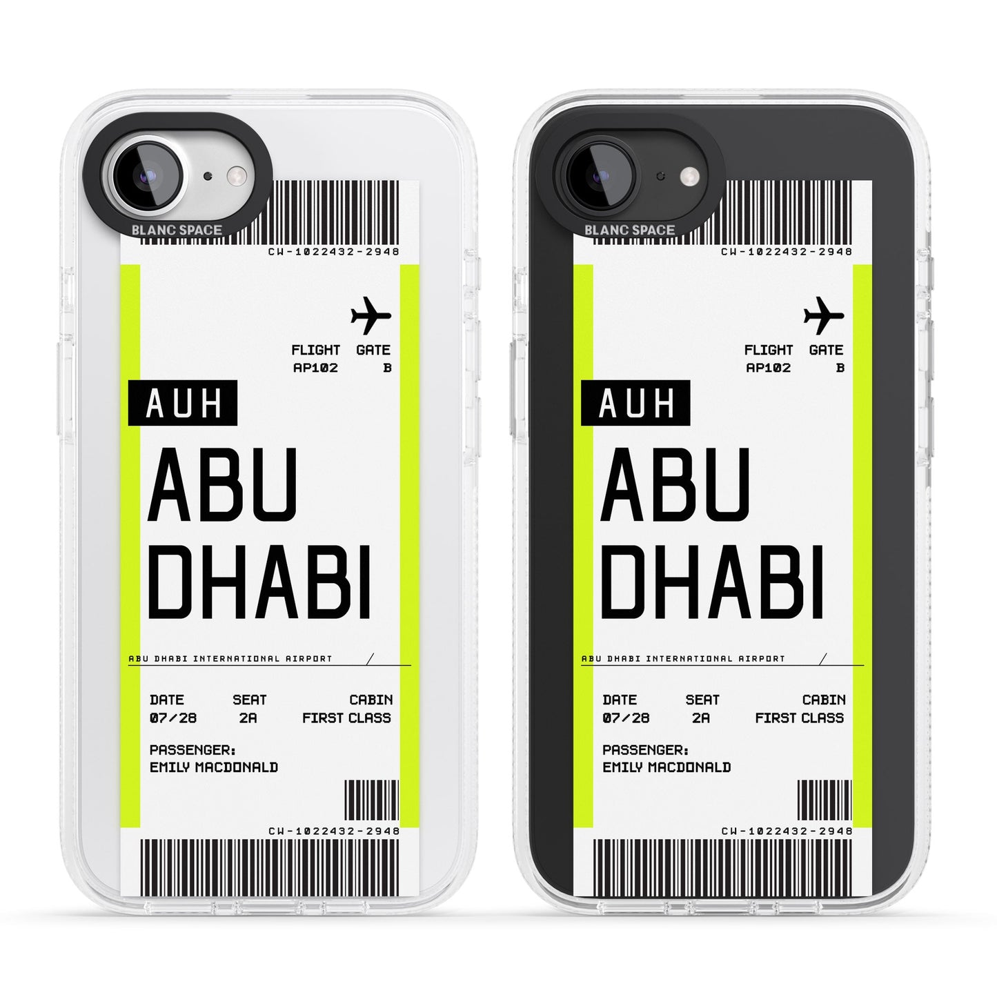 Personalised Abu Dhabi Boarding Pass