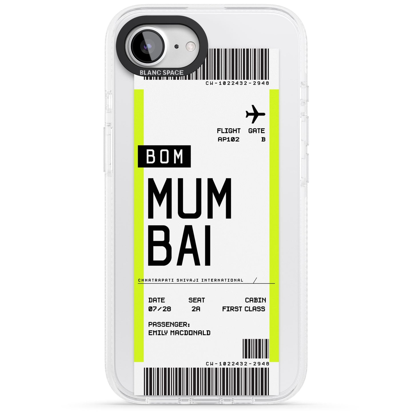 Personalised Mumbai Boarding Pass