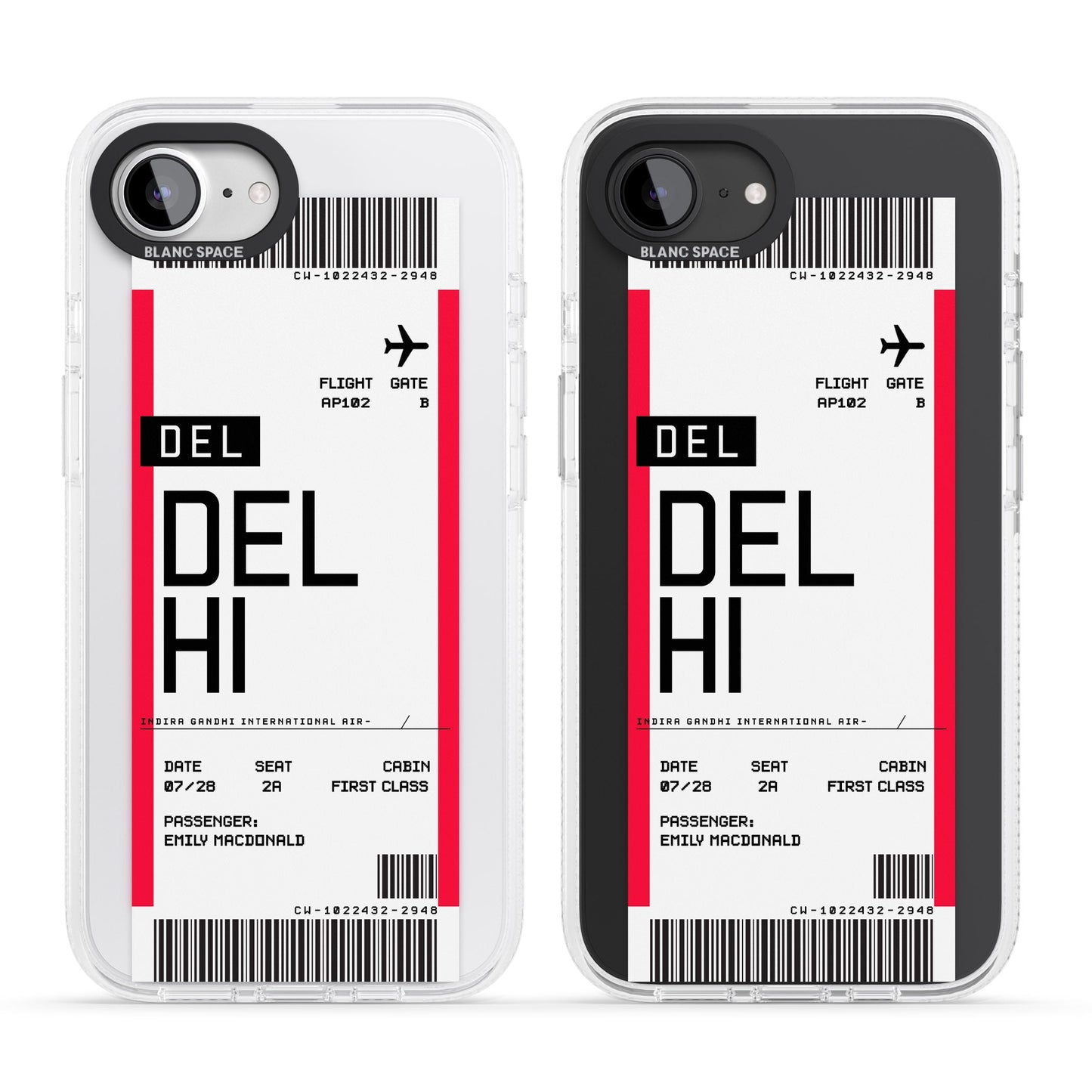 Personalised Delhi Boarding Pass