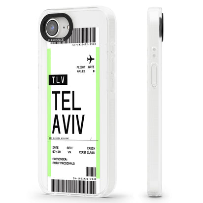 Personalisierte Bordkarte für Tel Aviv