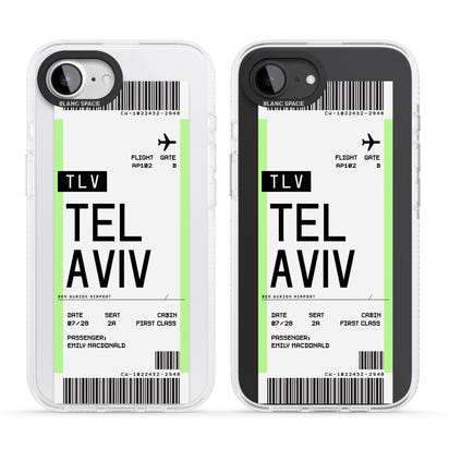 Personalisierte Bordkarte für Tel Aviv