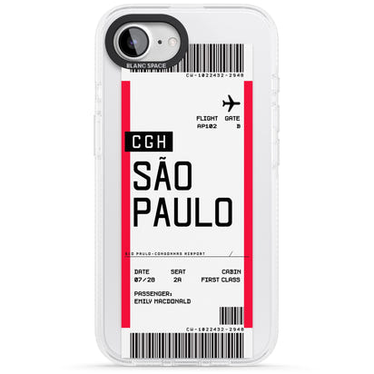 Personalisierte Bordkarte für São Paulo