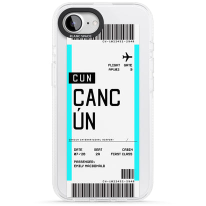Personalised Cancún Boarding Pass