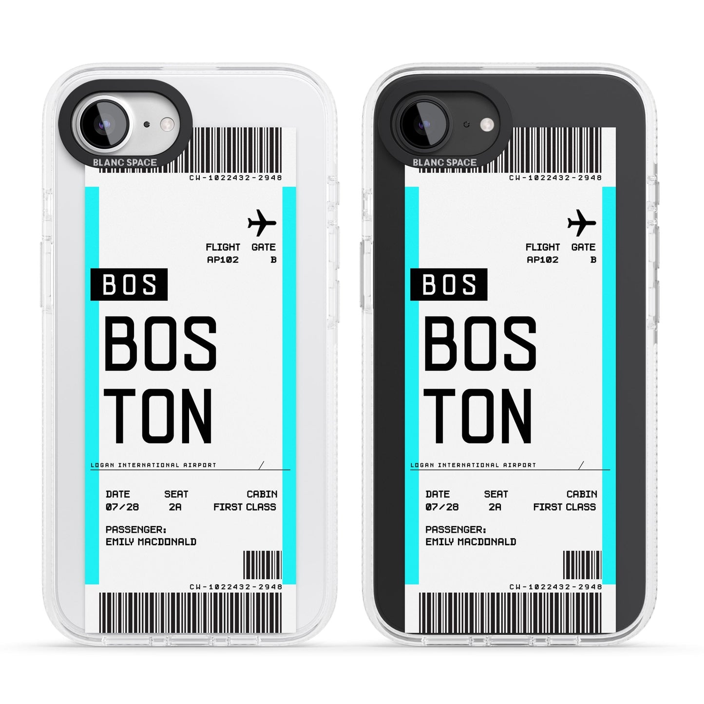 Personalised Boston Boarding Pass