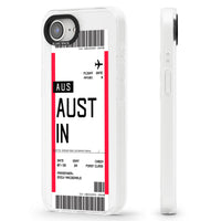 Personalised Austin Boarding Pass