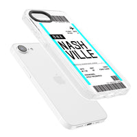 Carte d'embarquement personnalisée pour Nashville