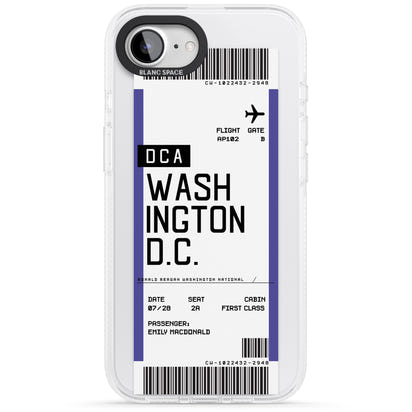 Personalised Washington D.C. Boarding Pass