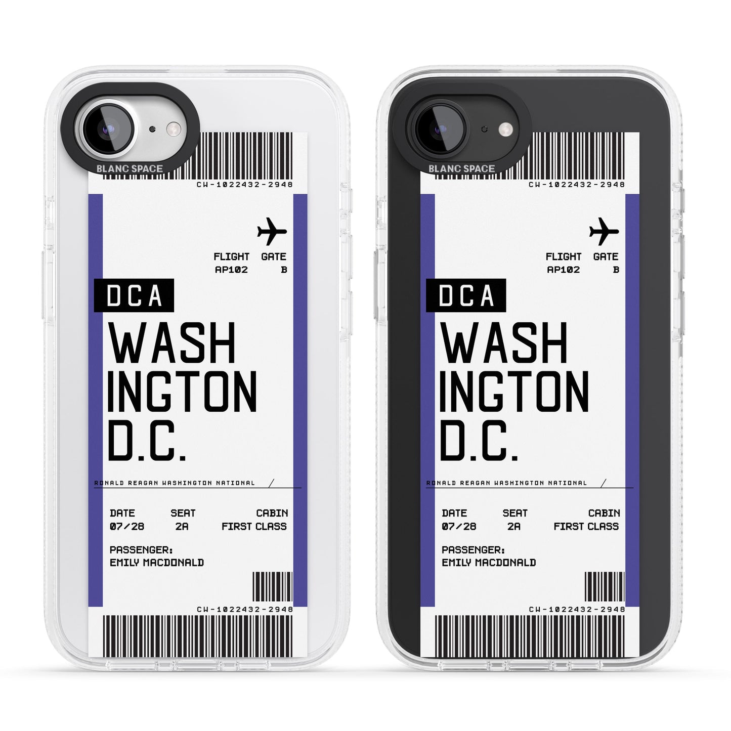 Personalised Washington D.C. Boarding Pass