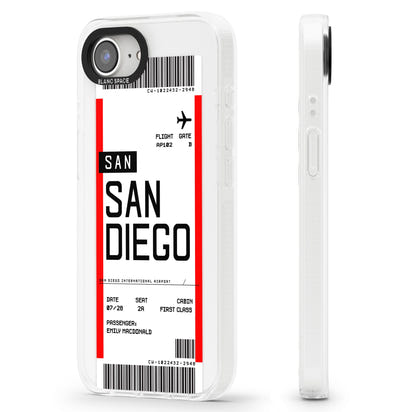 Personalised San Diego Boarding Pass