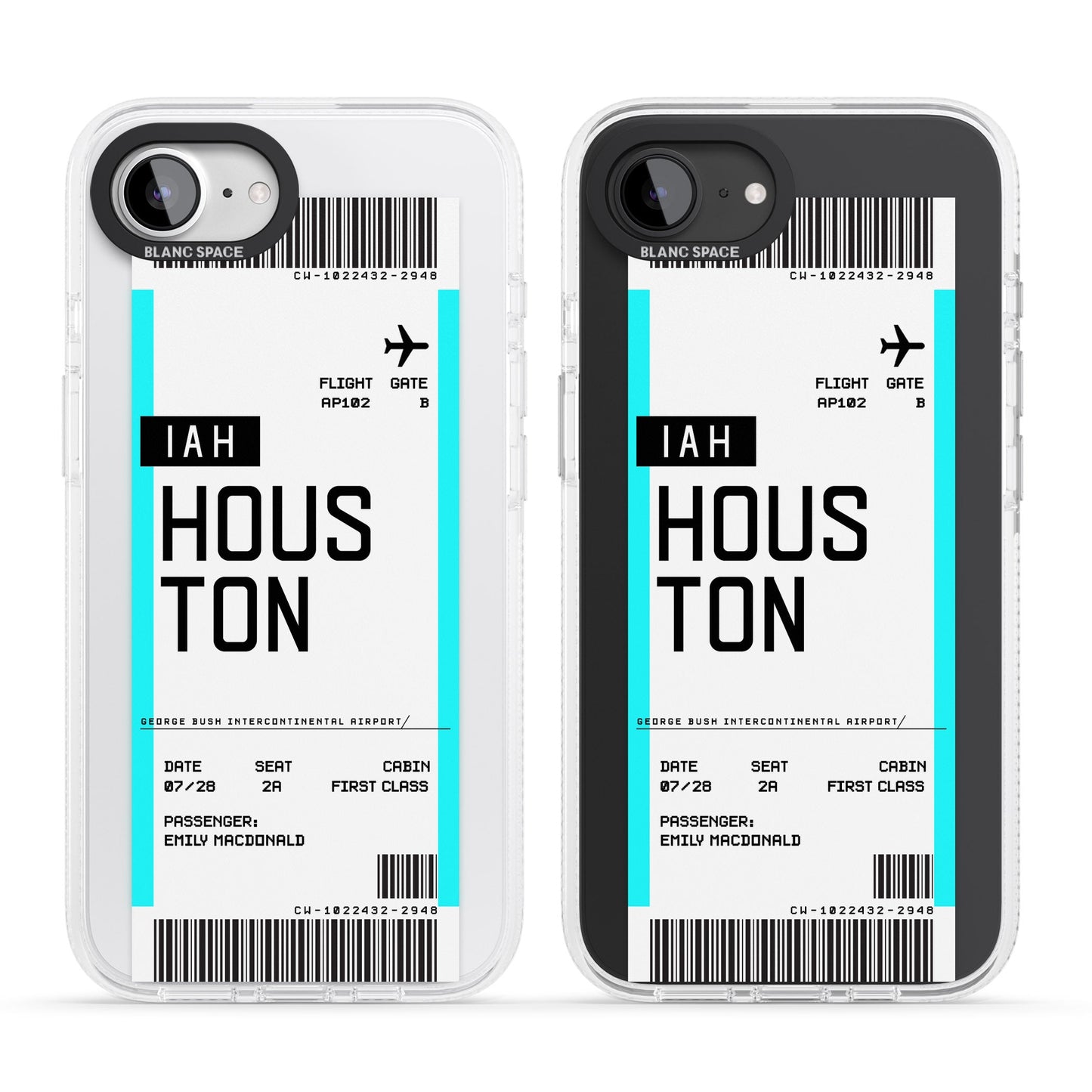 Personalised Houston Boarding Pass