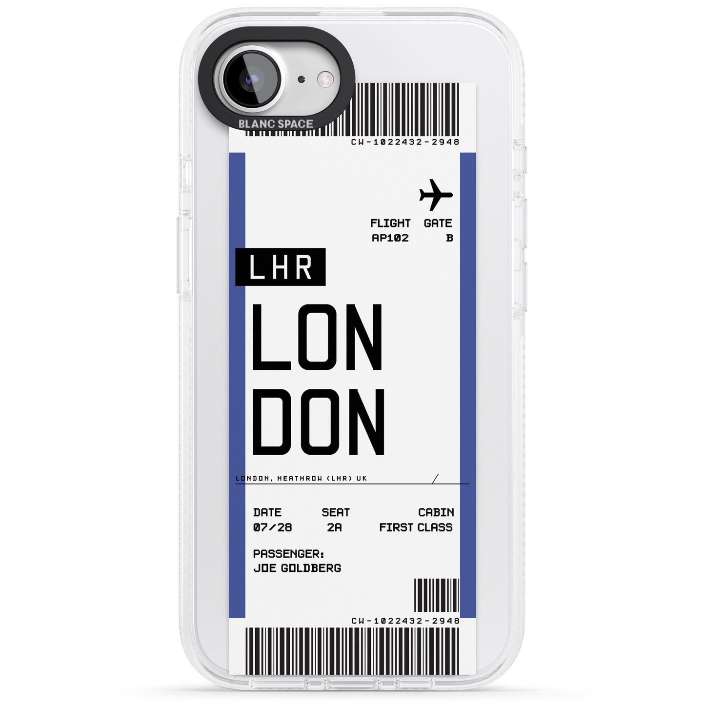 Personalised London Boarding Pass