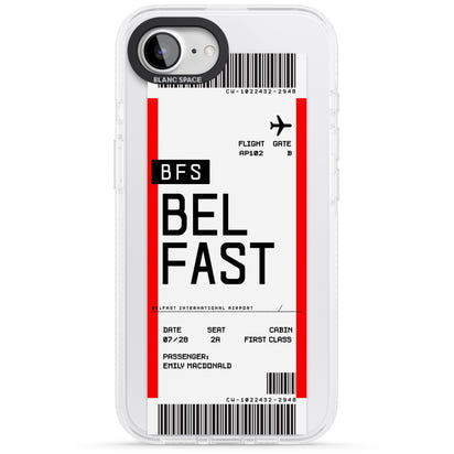 Personalised Belfast Boarding Pass