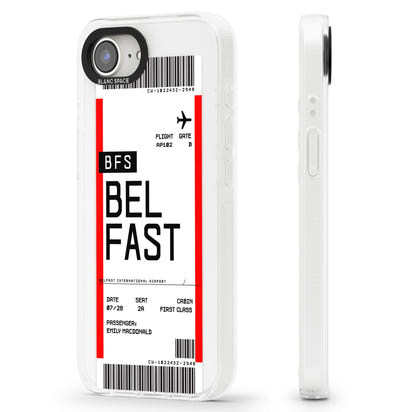 Personalised Belfast Boarding Pass