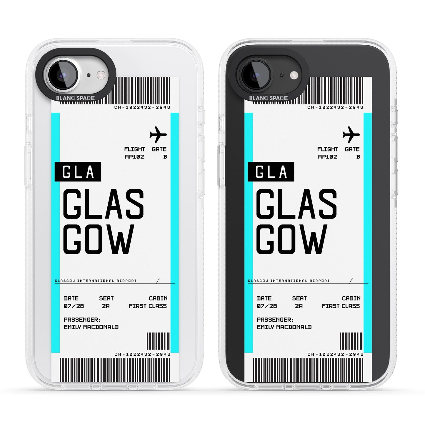 Personalised Glasgow Boarding Pass