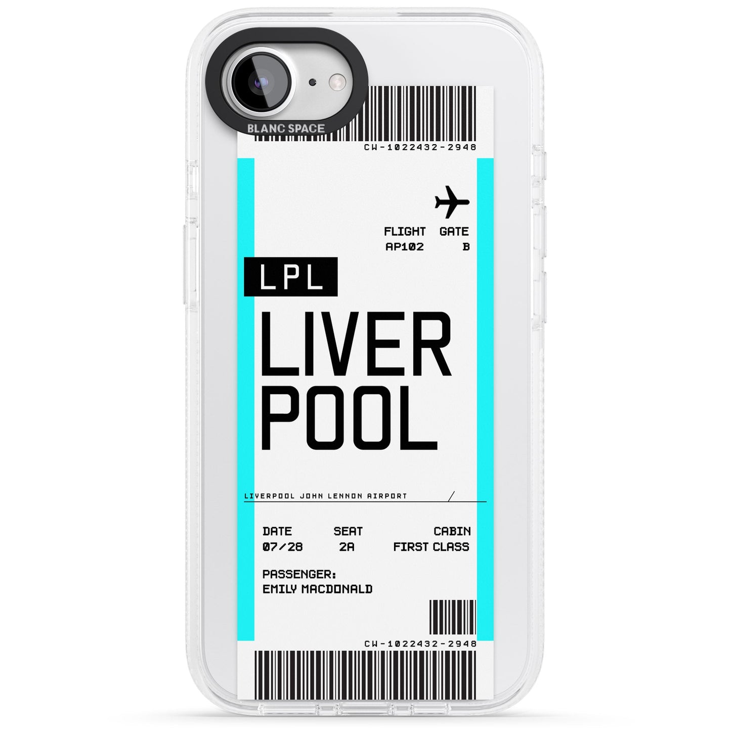 Personalised Liverpool Boarding Pass