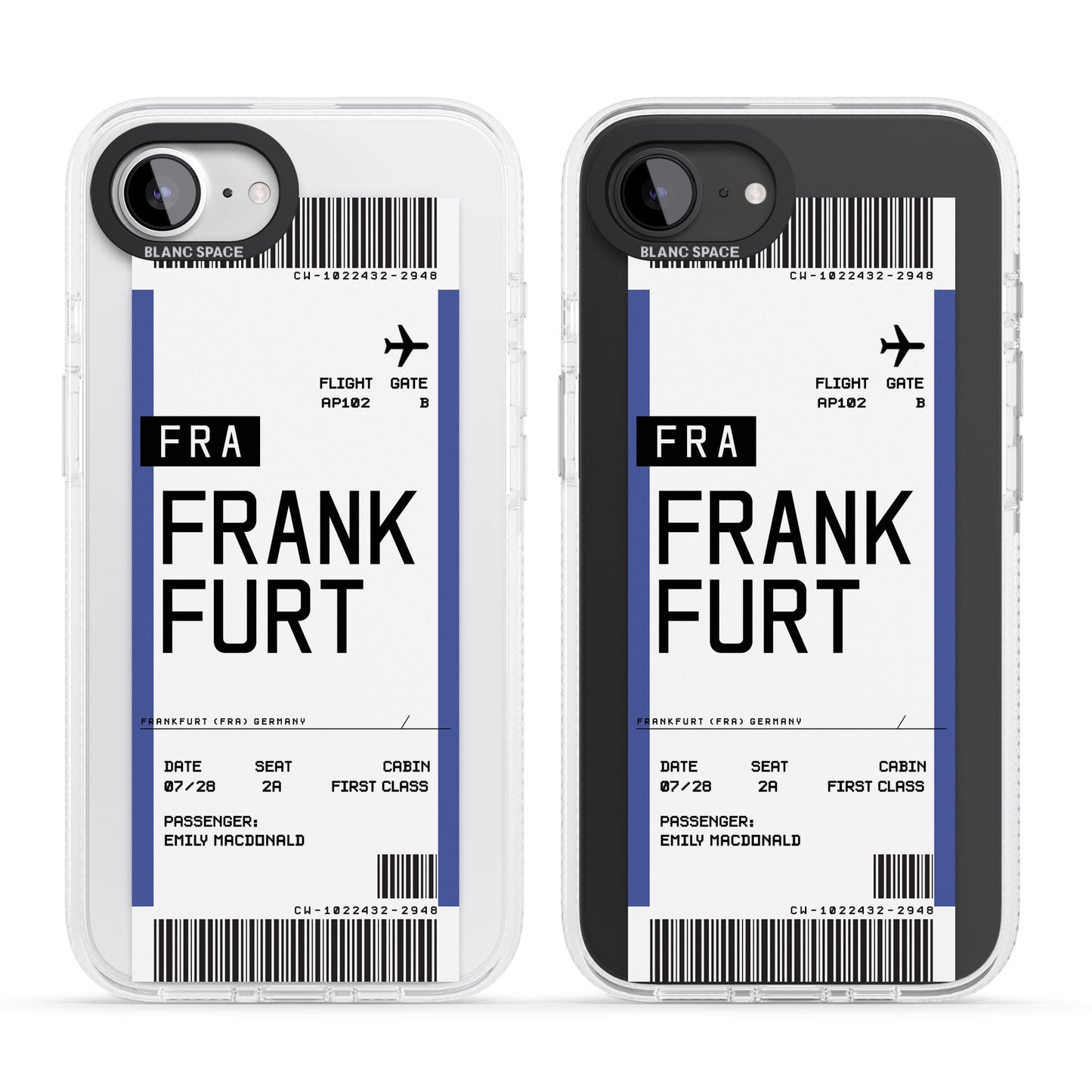 Personalised Frankfurt Boarding Pass