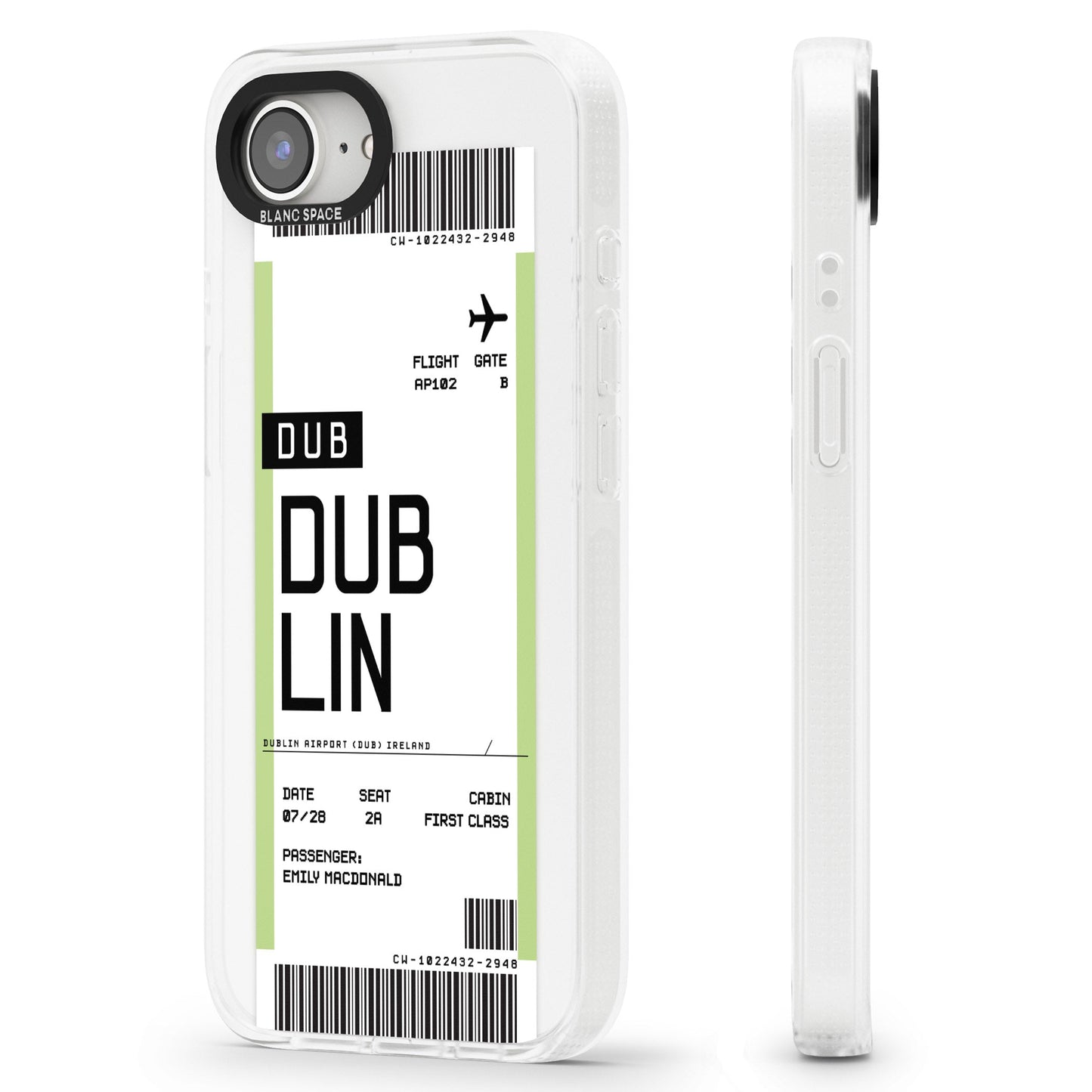 Personalised Dublin Boarding Pass