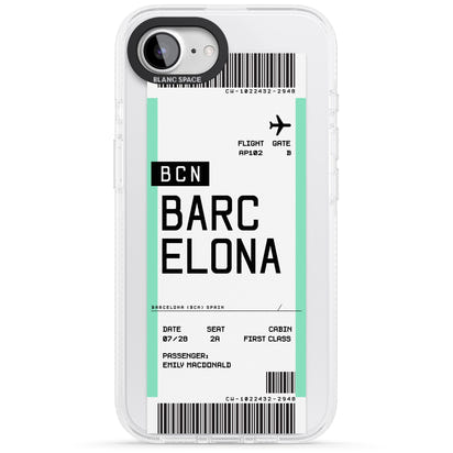 Personalised Barcelona Boarding Pass