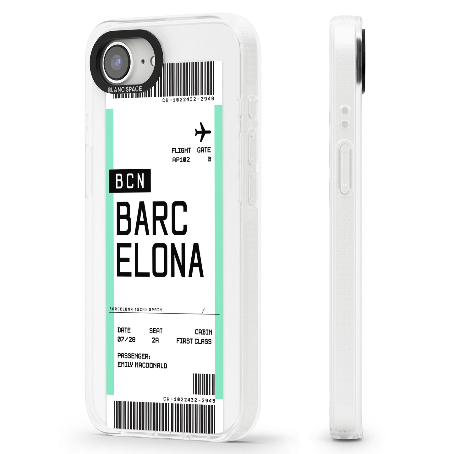 Personalised Barcelona Boarding Pass