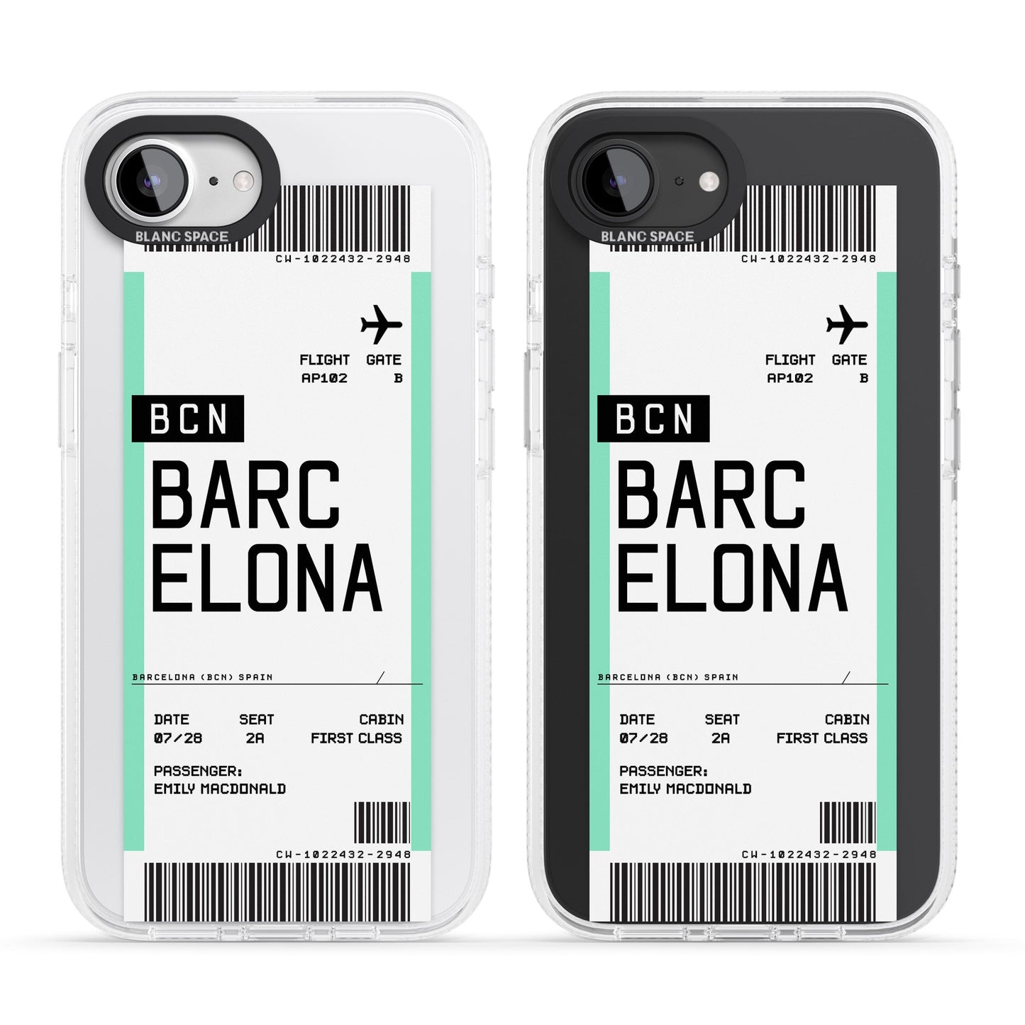 Personalised Barcelona Boarding Pass