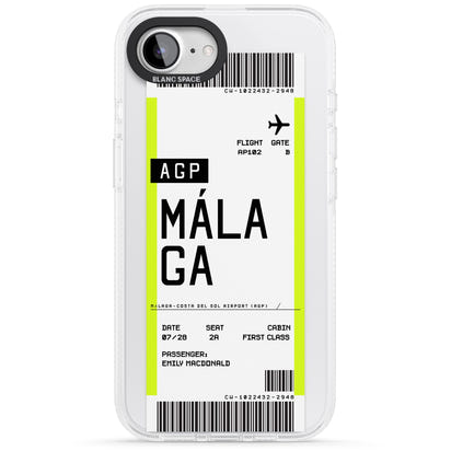 Personalised Málaga Boarding Pass